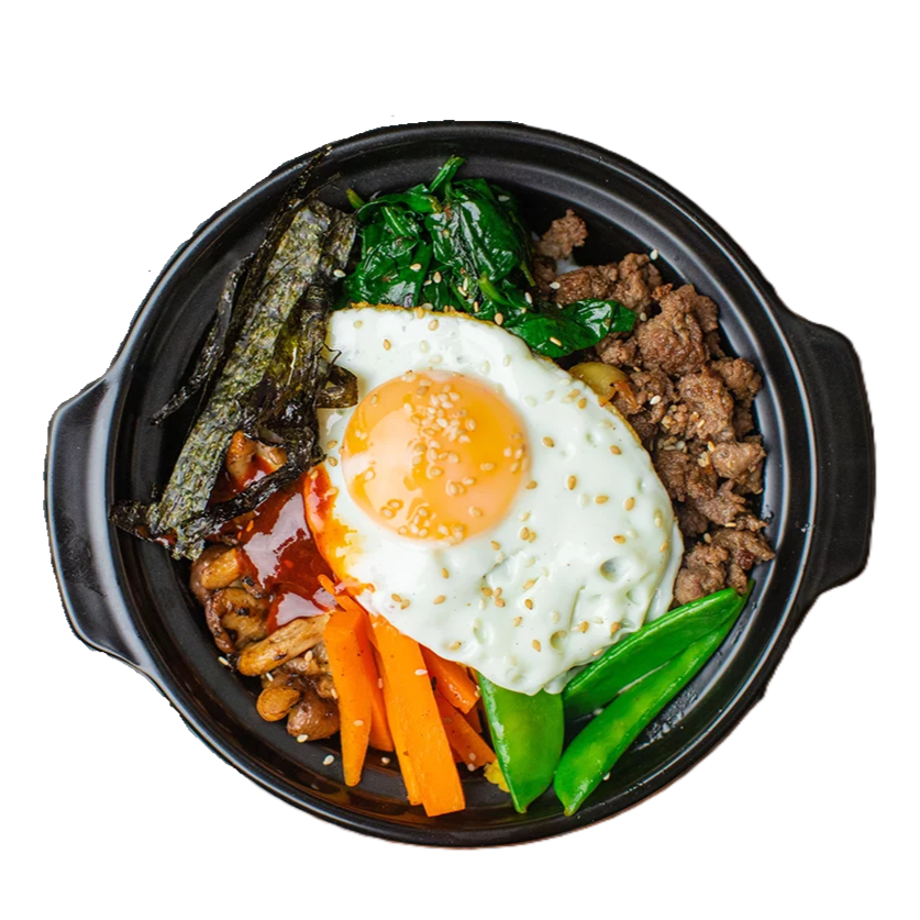 Pork Kimchi Bibimbap | 돼지고기 김치 비빔밥 - Image 1