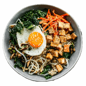 BBQ Tofu Bibimbap