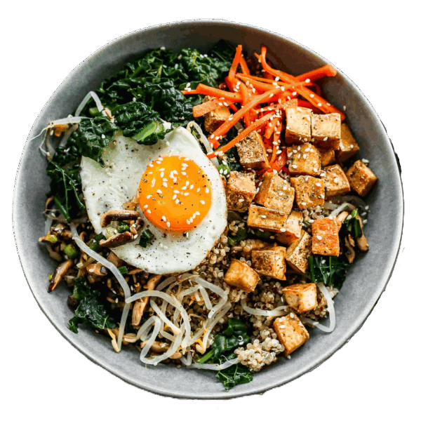 BBQ Tofu Bibimbap